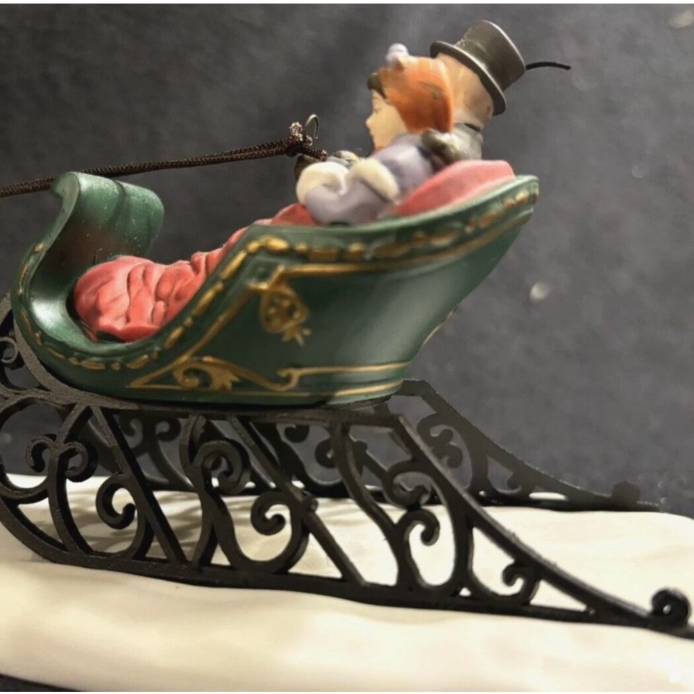 Festive Sleigh Ride Figurine - Picture 3 of 9